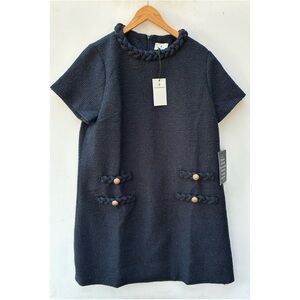 Tuckernuck Navy Blue Short Sleeve Dress